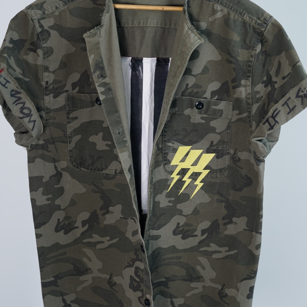Custom Camo Button up - Picture 8 of 8